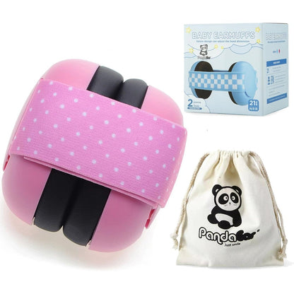 PandaEar baby noise cancelling headphones front view