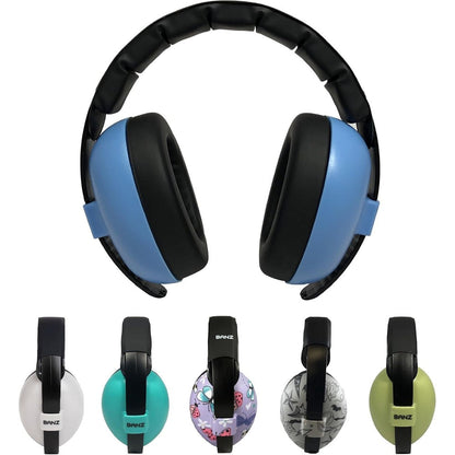 Banz infant hearing protection earmuffs blue front view