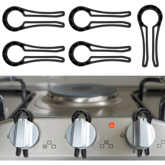 Axfvd Stove Knob Safety Locks black front view package