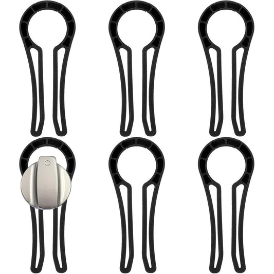 XiaoMuTongABC stove knob safety covers 5 pack front view