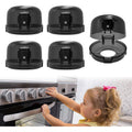 BBsecure 5 pack stove knob safety covers front view