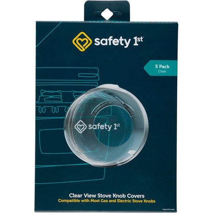 Safety 1st Child Proof Clear View Stove Knob Covers For Kitchen Safety Set Of 5