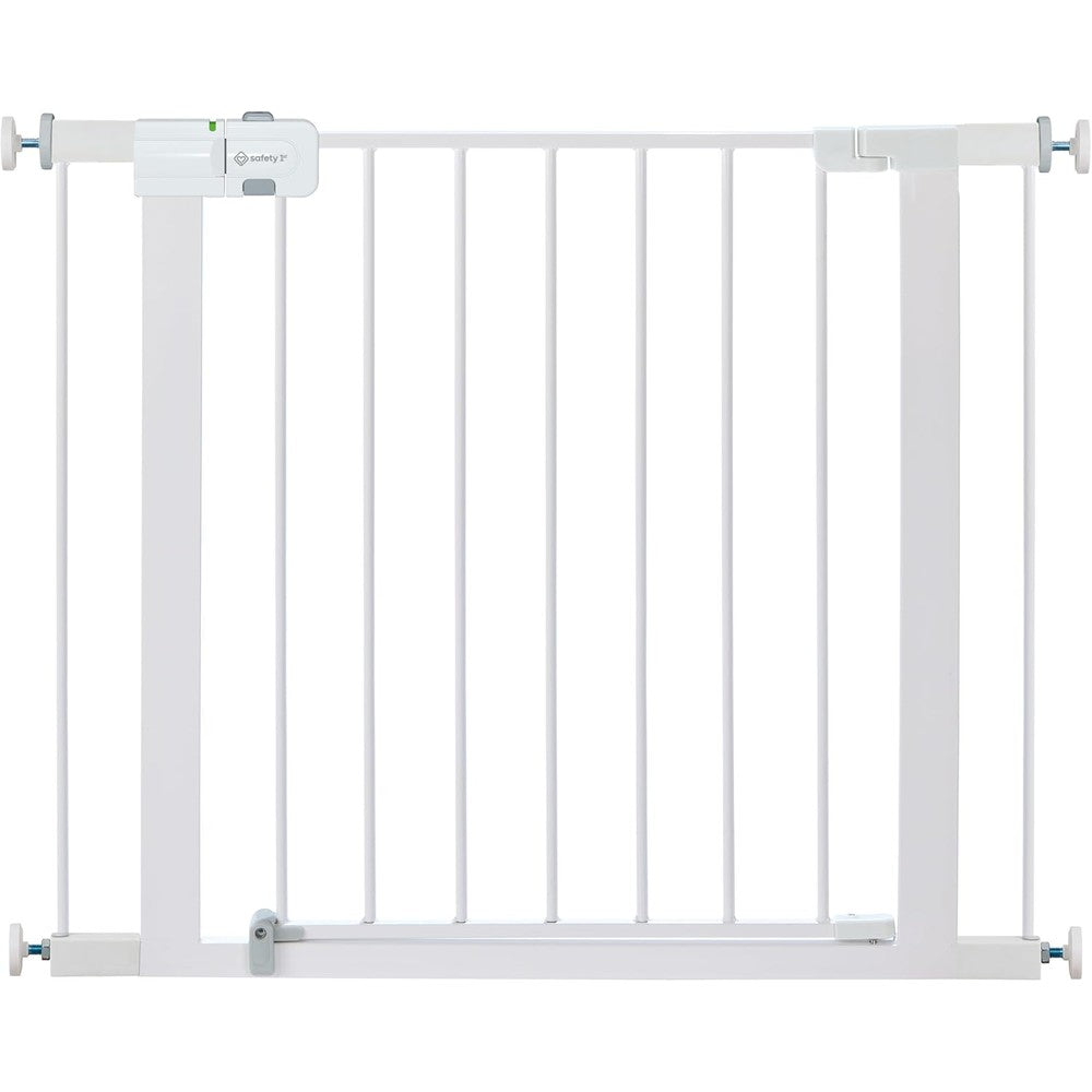 Safety 1st Easy Install Baby Gate front view installed in a white doorway