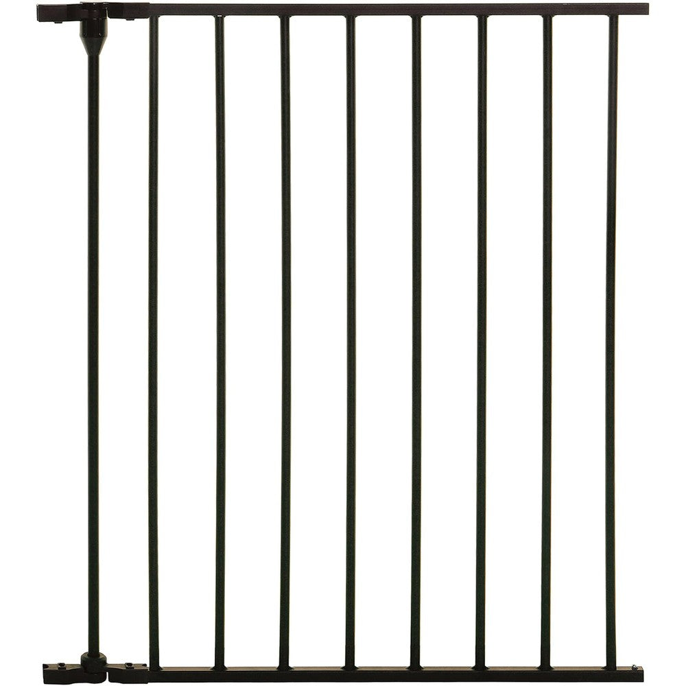 Dreambaby Mayfair Converta and Newport Adapta baby safety gate extension front view metal childproofing panel.