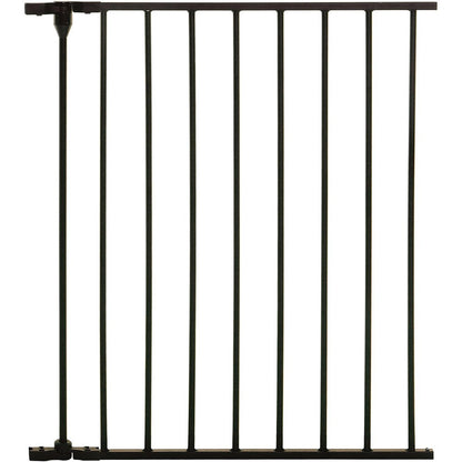 Dreambaby Mayfair Converta and Newport Adapta baby safety gate extension front view metal childproofing panel.