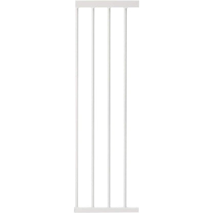 Toddleroo by North States tall bright choice safety gate eleven inch extension front view showcasing durable white steel frame
