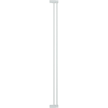 COMOMY extra tall pet gate extension front view white metal safety barrier accessory
