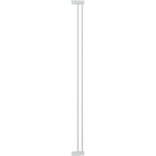 COMOMY extra tall pet gate extension front view white metal safety barrier accessory