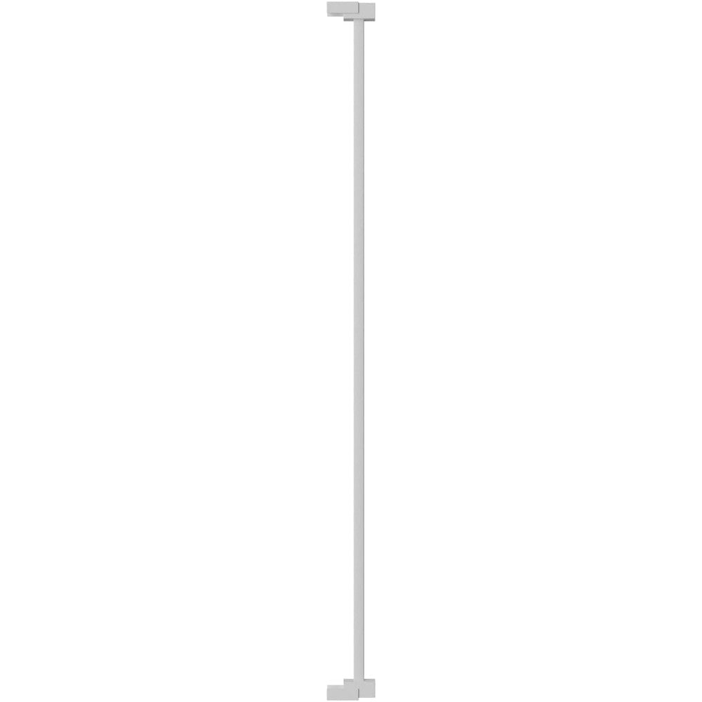Amibud white gate extensions front view for indoor pet safety barriers