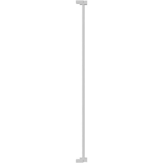 Amibud white gate extensions front view for indoor pet safety barriers