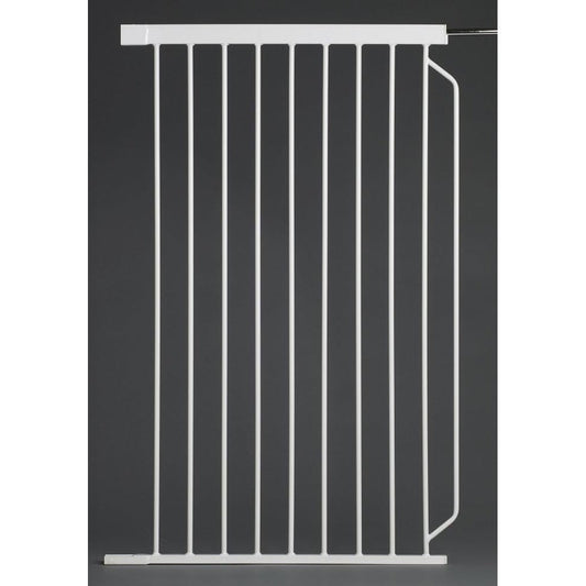 Carlson Pet Products Extra Tall Maxi Gate Extension front view white metal safety barrier accessory