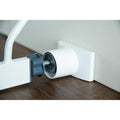 Wall Nanny baby gate extension guard front view showcasing the four inch extension design for home safety gates.