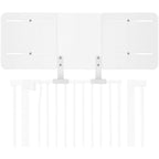 Lumizone Pet Gate Height Extension Kit front view attached to white safety gate.