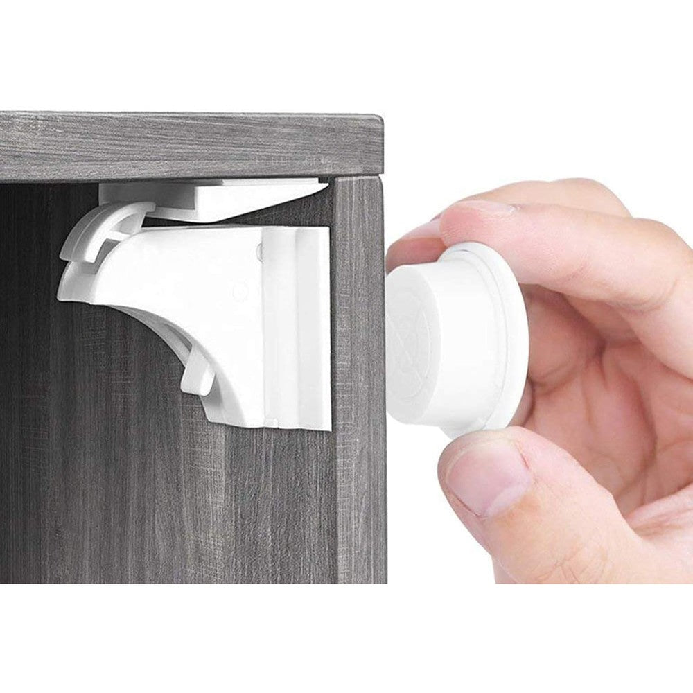 Norjews magnetic cabinet locks set front view