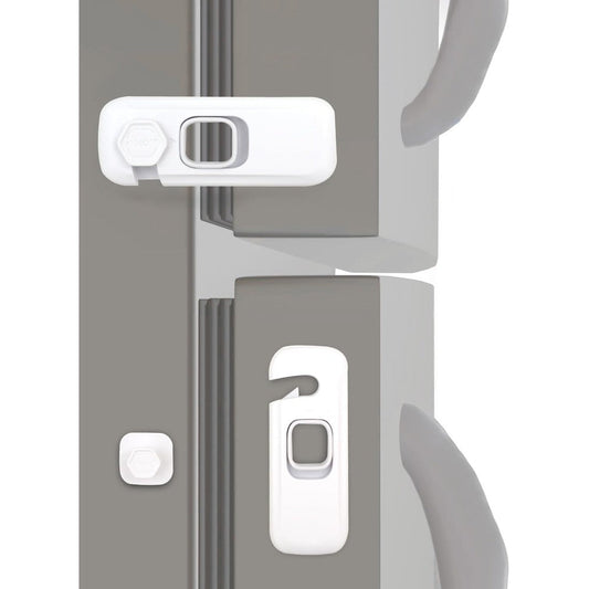 Suyncyi fridge child lock 2 pack front view for refrigerator safety