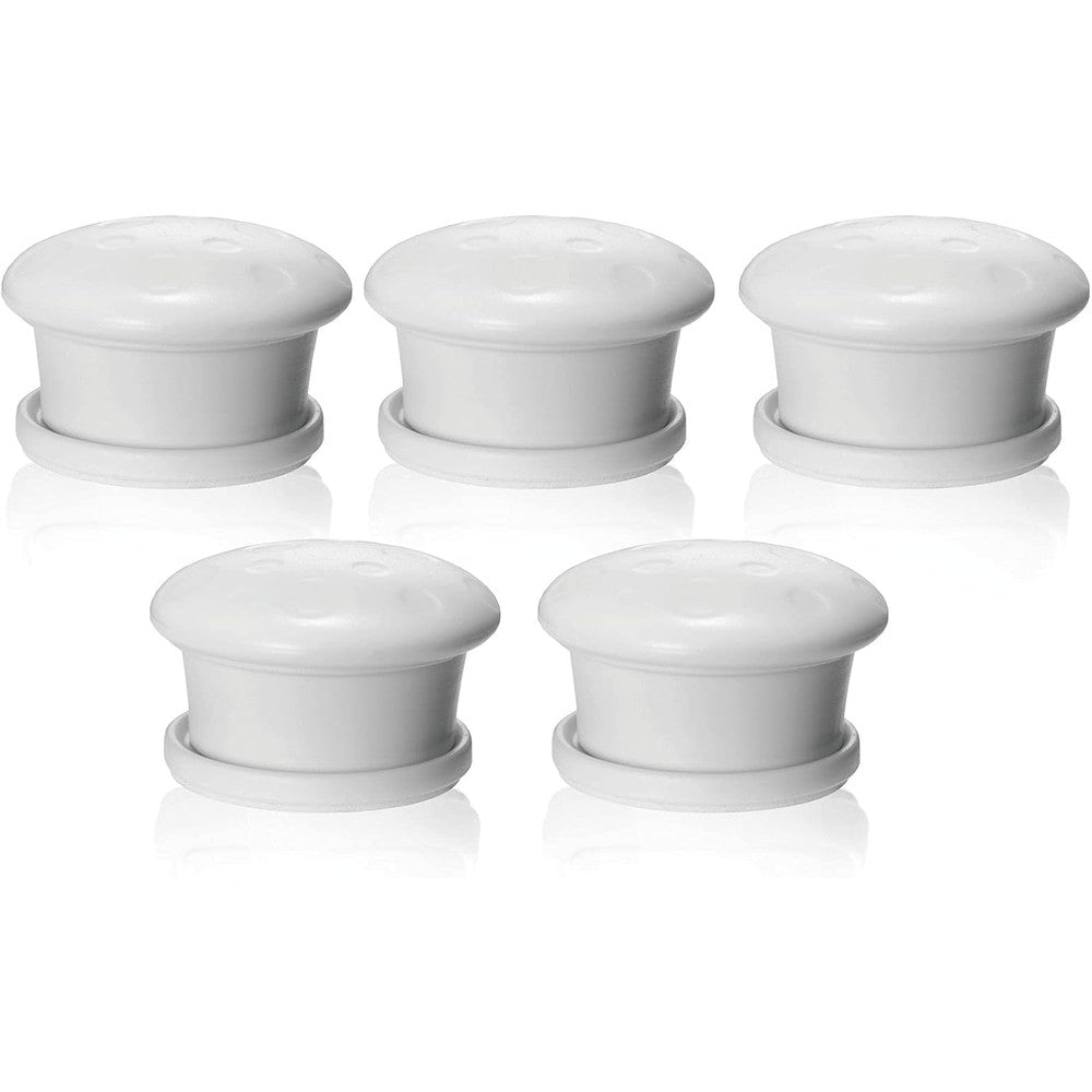 Ailuoqi 5 pack magnetic cabinet lock replacement keys front view