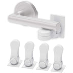 Inaya child proof door lever lock 4 pack front view