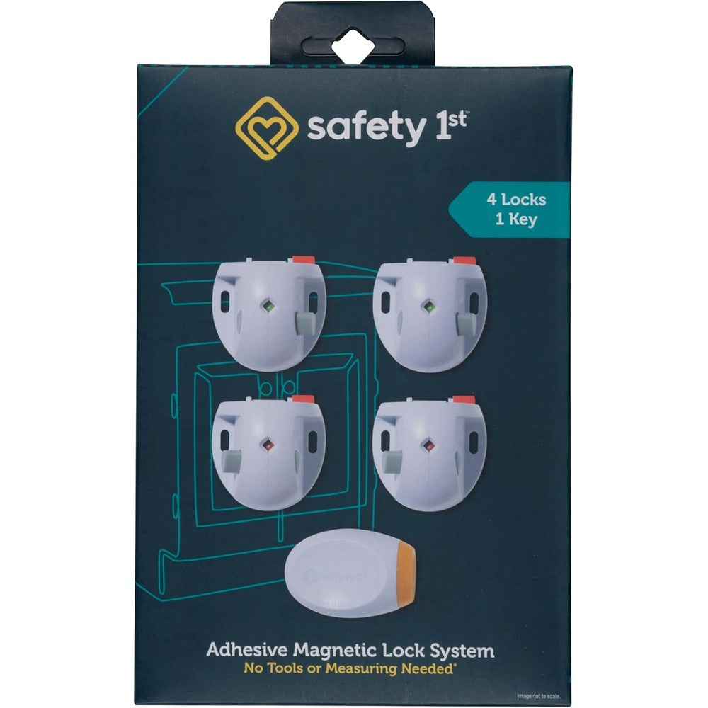 Safety 1st Adhesive Magnetic Lock System front view packaging