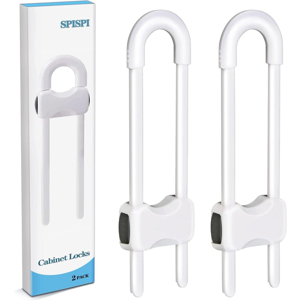 Spispi U-Shaped Child Safety Cabinet Locks front view