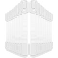 Roocickee 16 pack cabinet locks baby proofing front view showing adjustable strap and white plastic safety latch