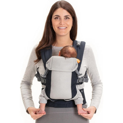 Beco Gemini Cool Mesh baby carrier front inward facing position navy blue
