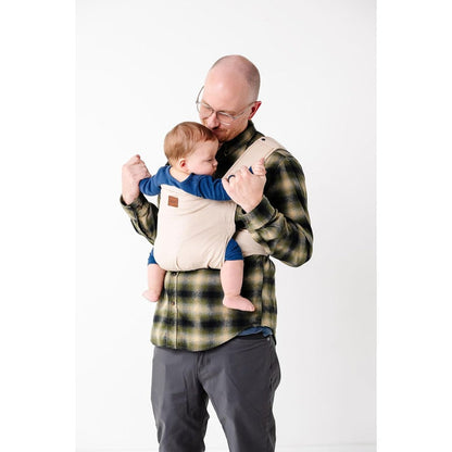 Happy! Original Baby Carrier front view showing ergonomic design