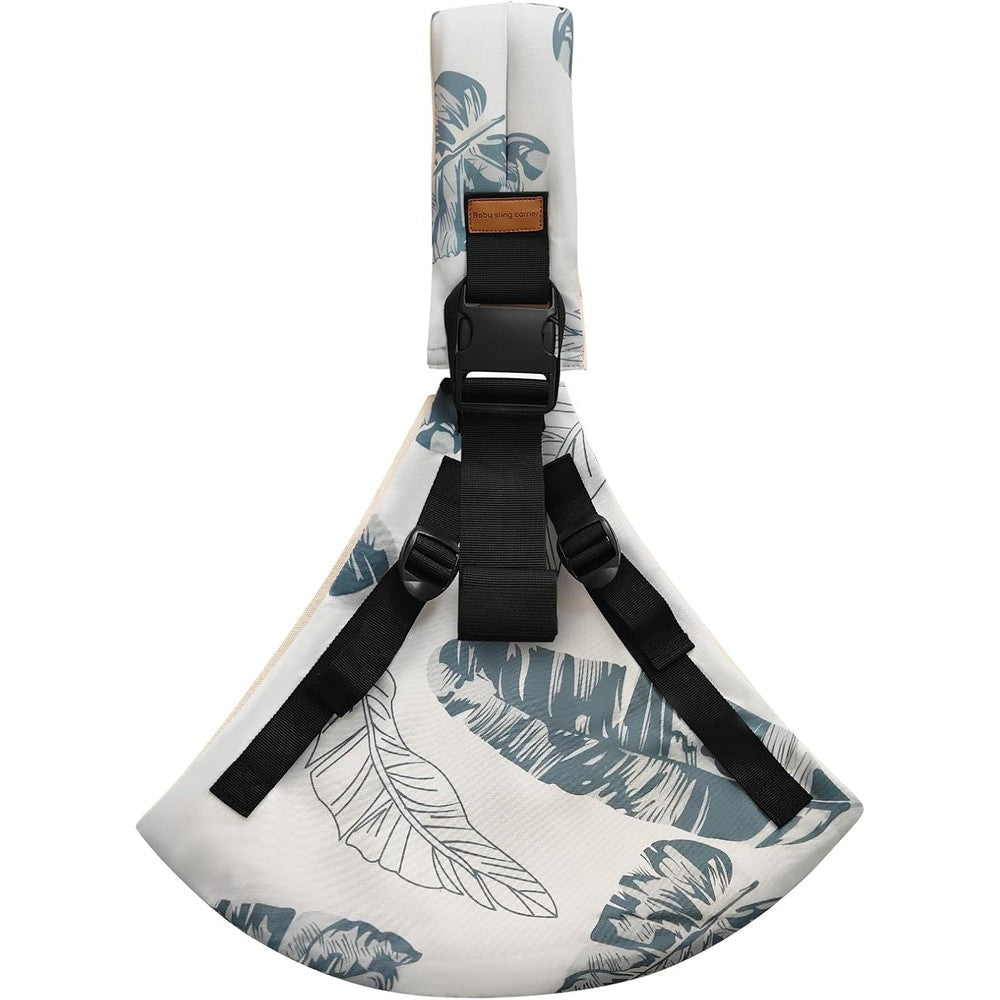 Marrlly baby sling carrier leaf design front view