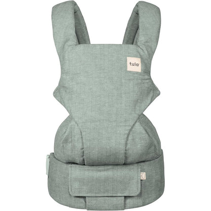 Tula Explore Linen Spruce baby carrier front view