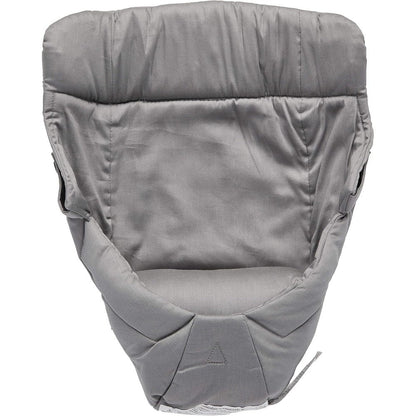Ergobaby Easy Snug Infant Insert Grey Premium Cotton front view newborn carrier accessory