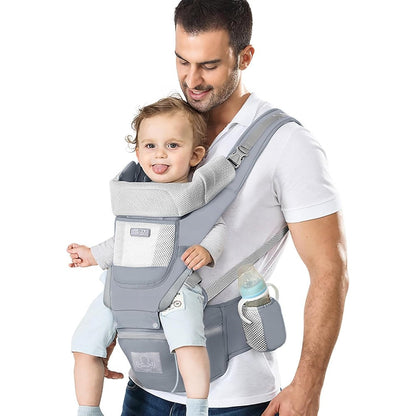 YSSKTC Ergonomic Infant Carrier with Hip Seat front view