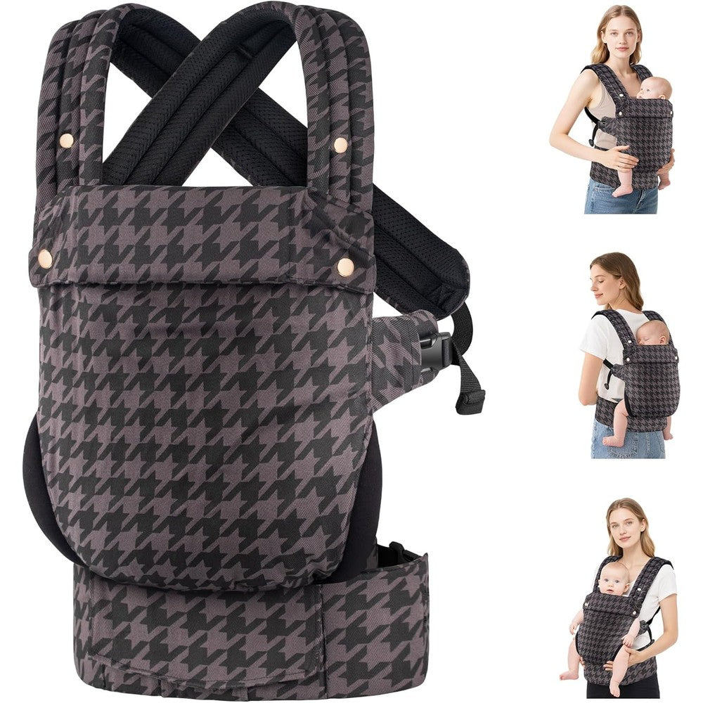 Mockpose ergonomic newborn to toddler baby carrier front view
