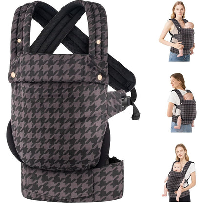 Mockpose ergonomic newborn to toddler baby carrier front view