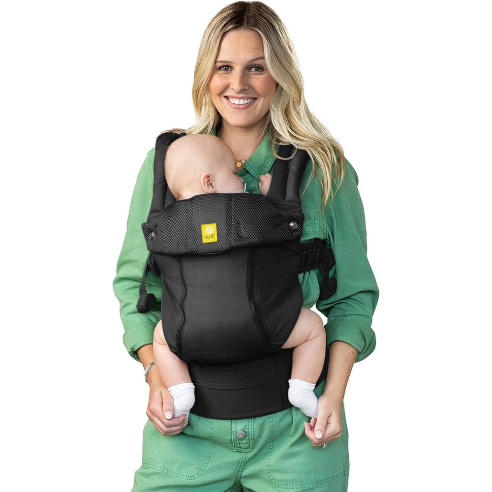 LILLEbaby Complete All Seasons ergonomic baby carrier black front view