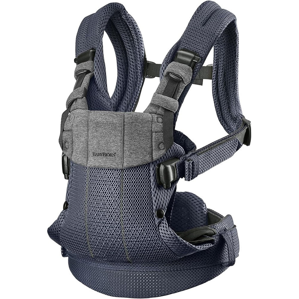 Babybjörn Baby Carrier Harmony Anthracite 3D Mesh ergonomic front view