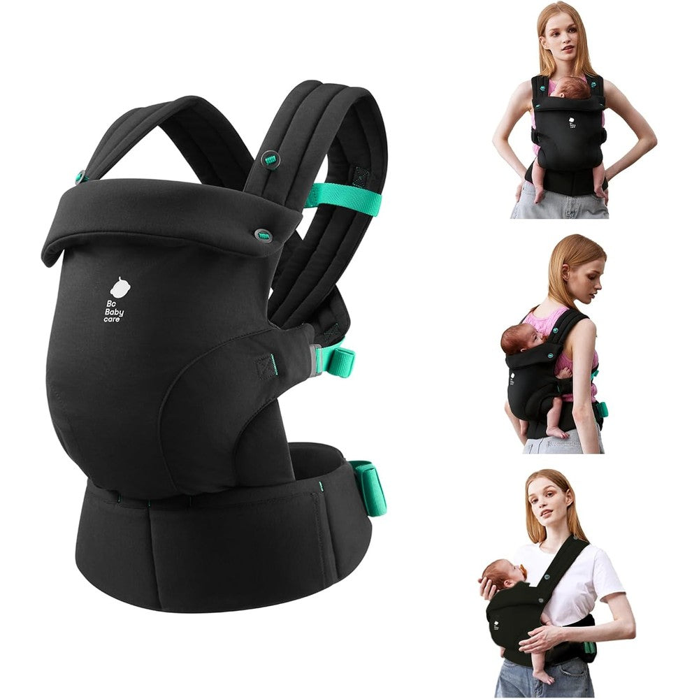 Bc Babycare CocoonGo baby carrier black front view