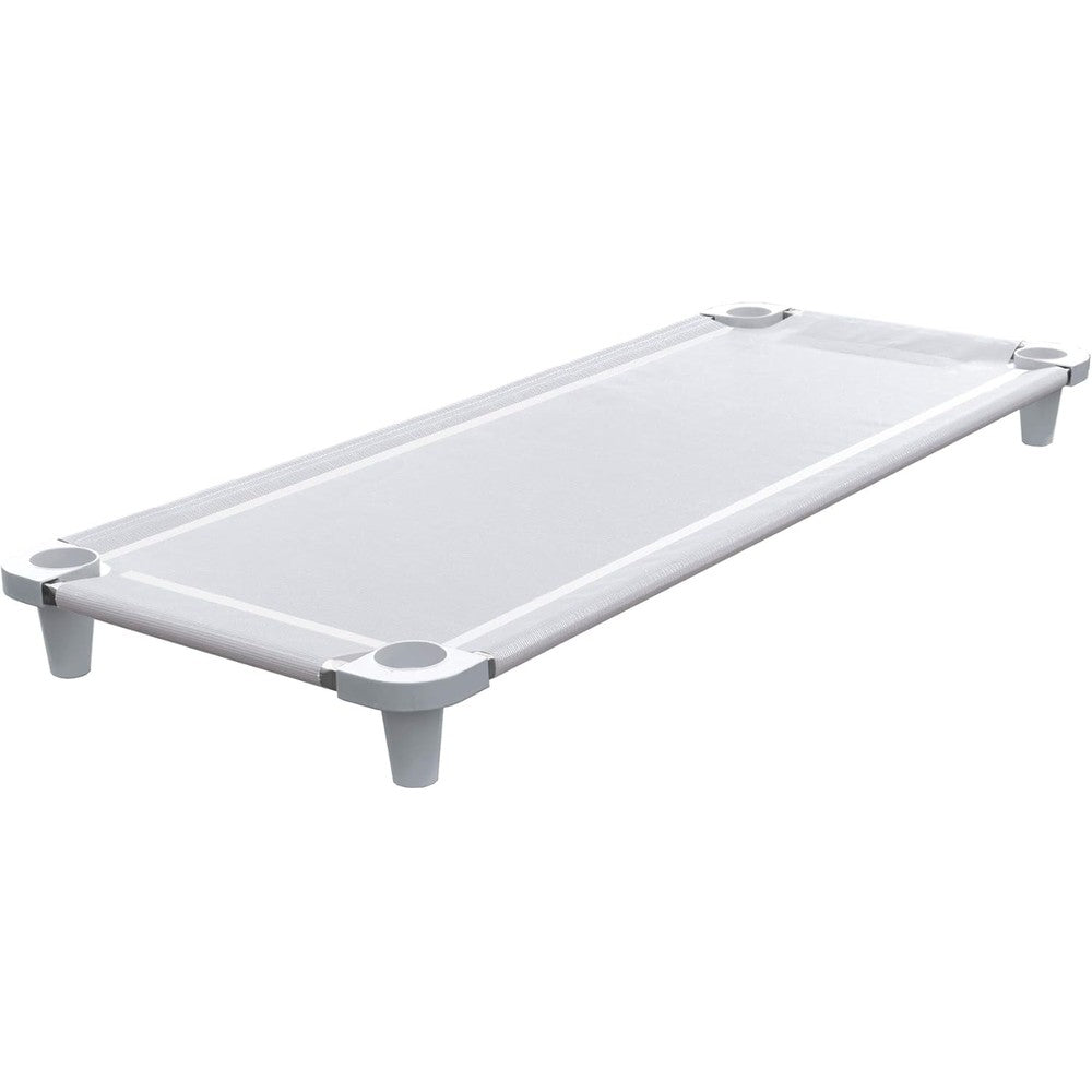 Acrimet premium stackable nap cot front view toddler bed