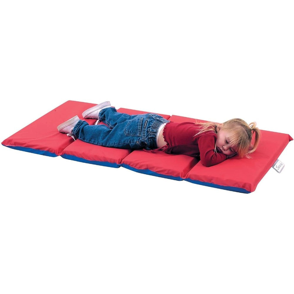 Children's Factory four section rest mat folded