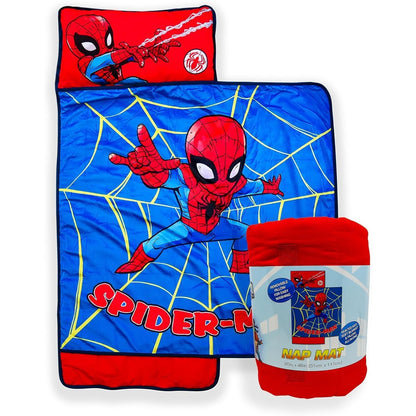 Jay Franco Spiderman kids nap mat front view