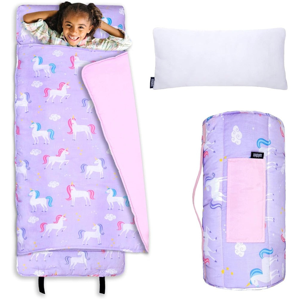 Wildkin Kids Original Nap Mat Unicorn front view