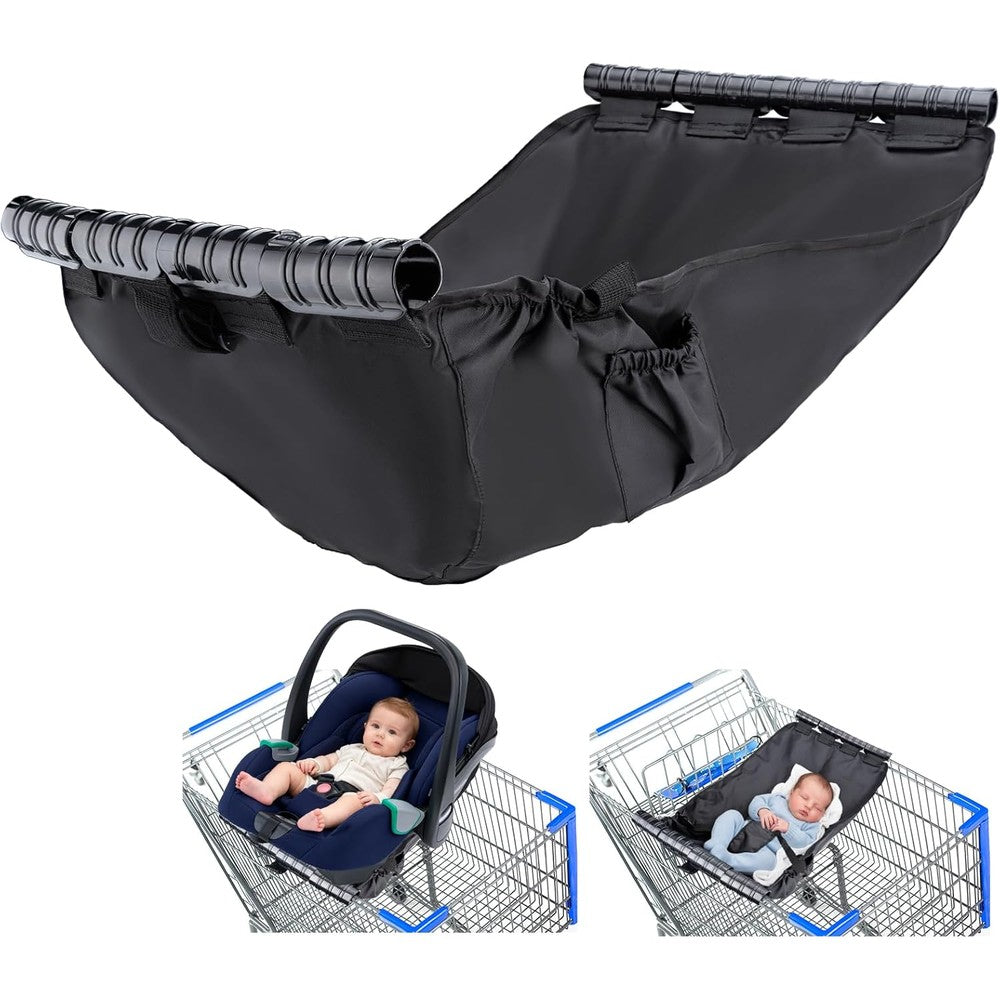 Fevbcnrj black shopping cart hammock front view