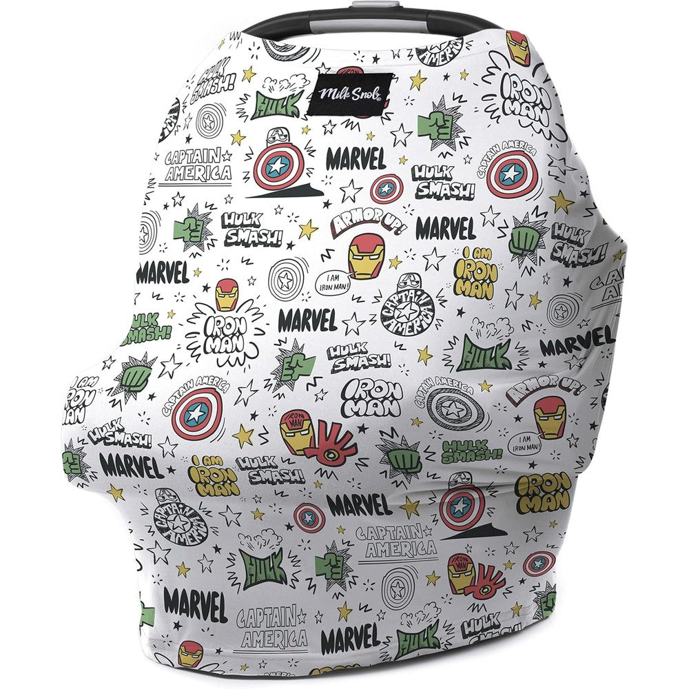 Milk Snob Original Marvel Mighty Heroes 5-in-1 baby cover front view