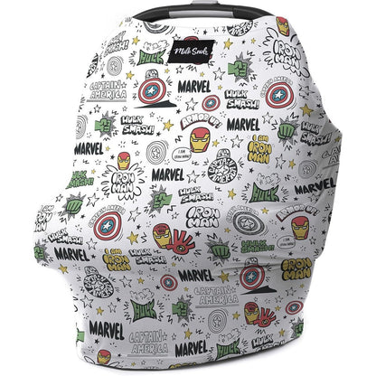 Milk Snob Original Marvel Mighty Heroes 5-in-1 baby cover front view