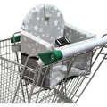 Hooetoon baby shopping cart cover front view with safety harness