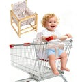 Sprouterie shopping cart cover cream front view for babies