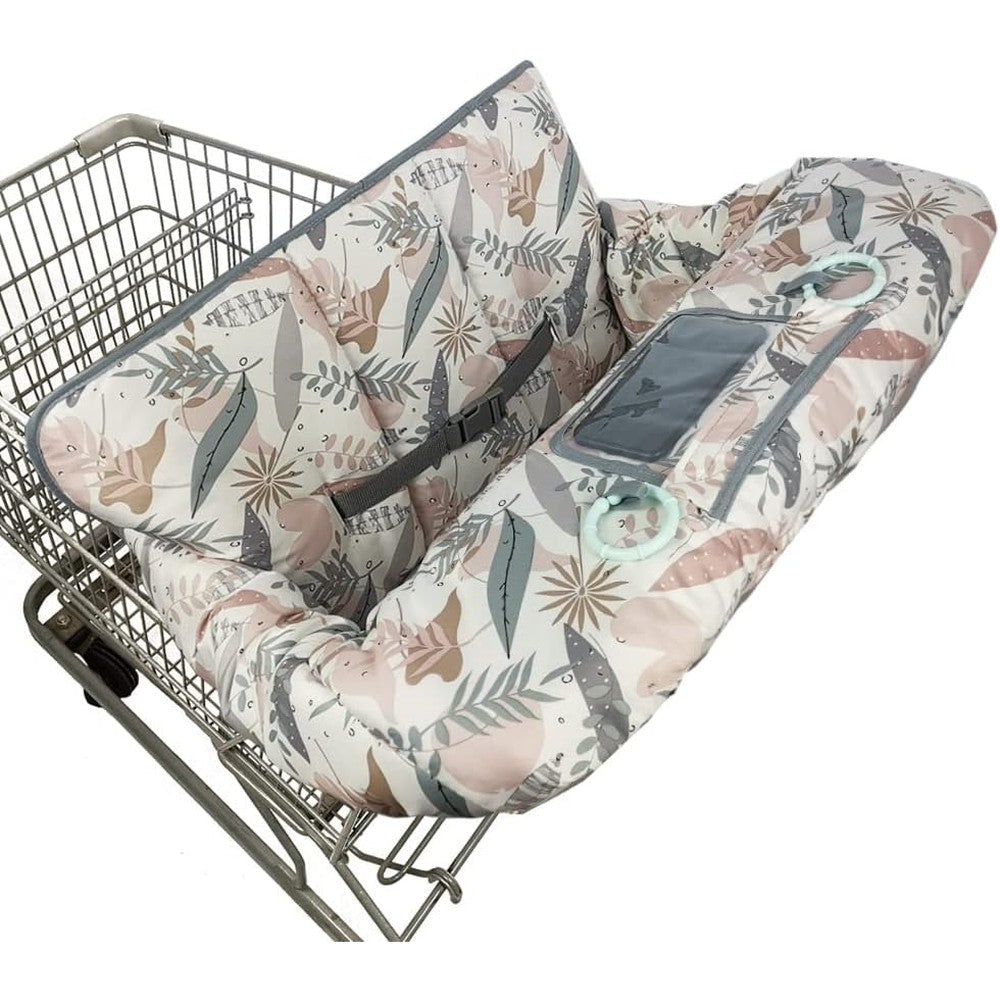 DODO NICI shopping cart cover for baby front view on grocery trolley
