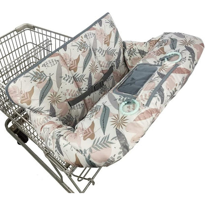DODO NICI shopping cart cover for baby front view on grocery trolley