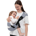 COSDIG baby carrier newborn to toddler grey front view hands free ergonomic sling