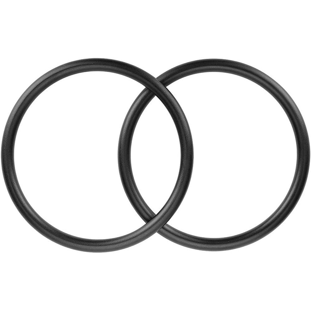 Accmor Aluminium Baby Sling Ring 3 inch black front view for DIY baby carrier setup