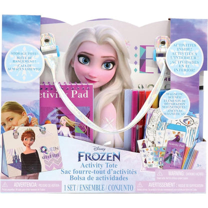 Tara Toys Disney Frozen Activity Tote front view showing Elsa and Anna packaging design.