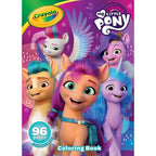 Crayola My Little Pony coloring book front cover showing main characters